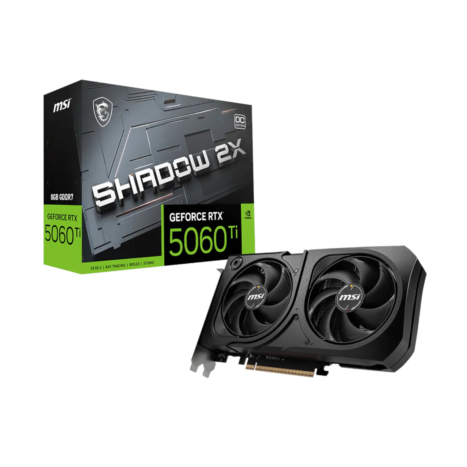 MSI GeForce RTX 5060 Ti Shadow 2X OC Plus 8GB