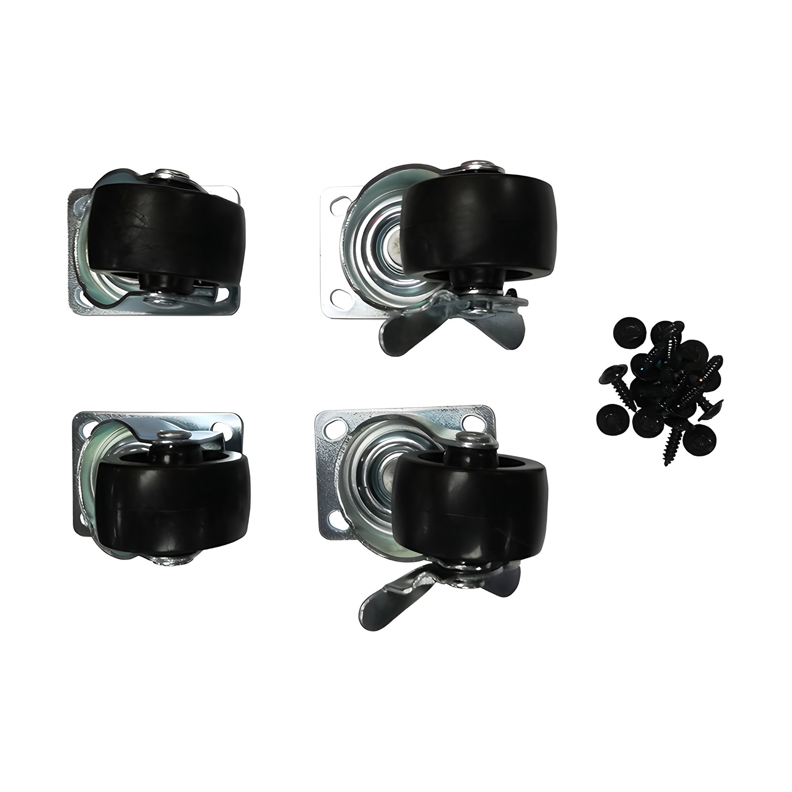 Mecer battery box castors with brakes